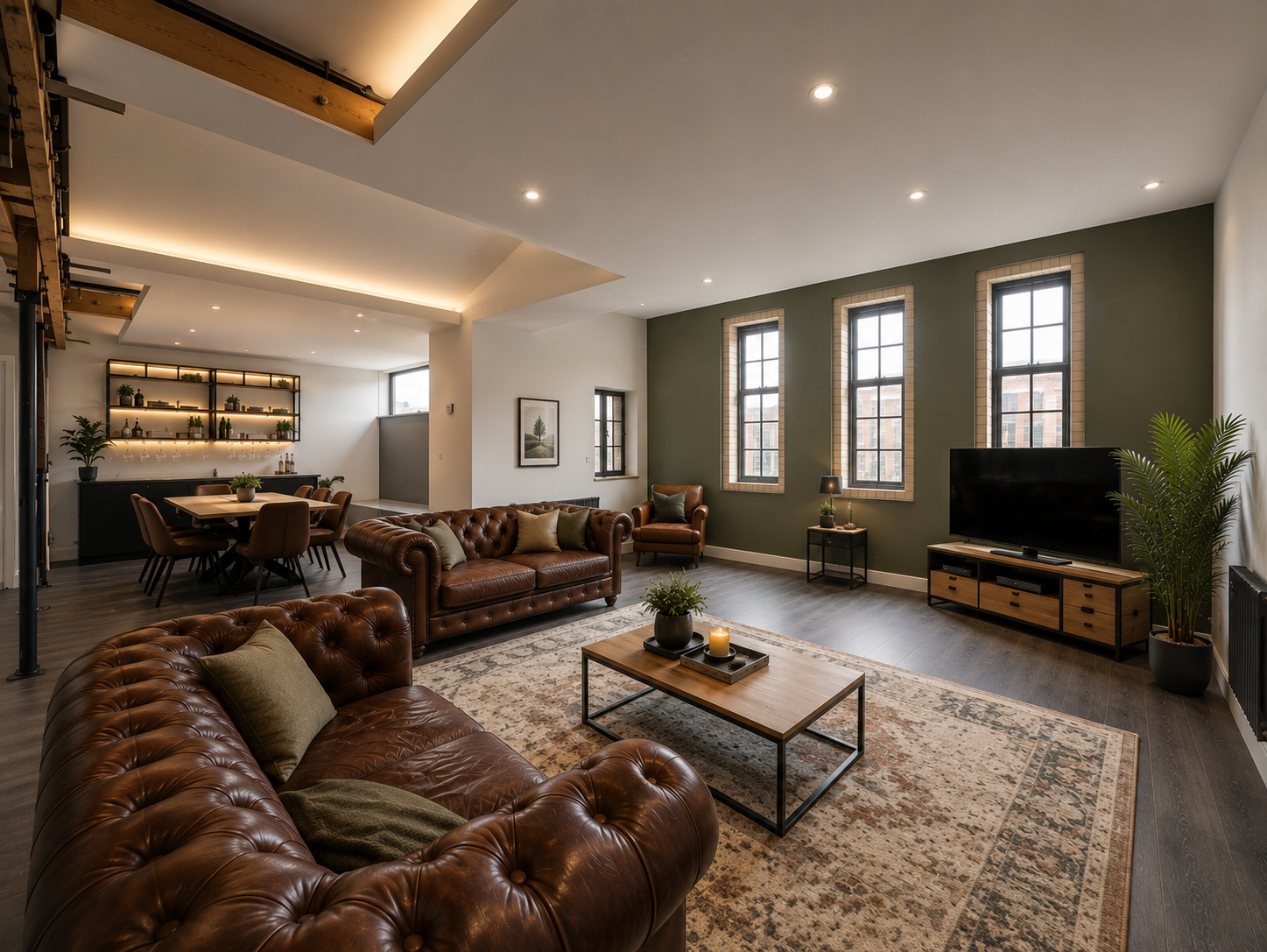 Open-Plan Living & Dining