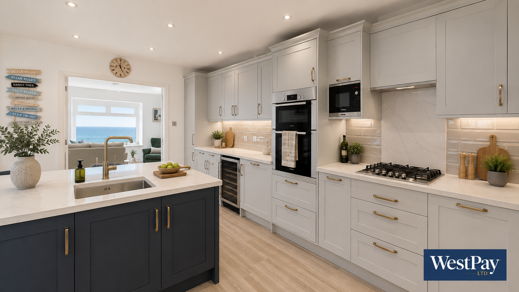 Luxury Kitchen & Island